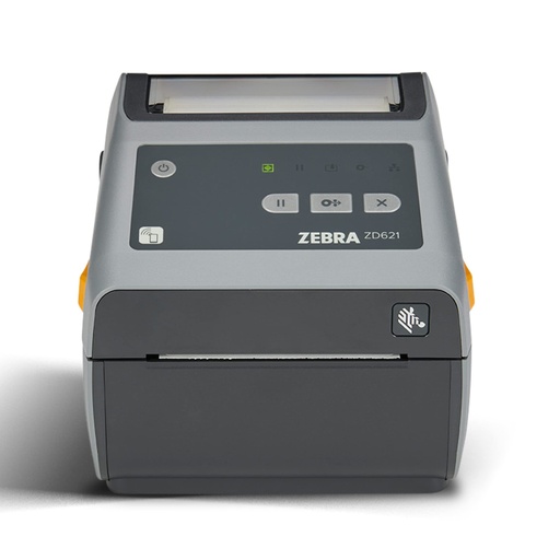 [ZD6A143-D01F00EZ] ZEBRA - DIRECT THERMAL PRINTER ZD621; COLOR TOUCH LCD, 300 DPI, USB, USB HOST, ETHERNET, SERIAL, BTLE5, US CORD, SWISS FONT, EZPL