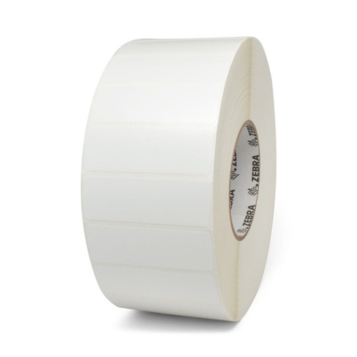 [10026766] 10026766 - ZEBRA - Etiqueta 3.94"x0.51" RFID, T. Térmica. Poliéster Blanco Poliester, para impresora ZT411 RFID Silverline Printer, con adhesivo Permanente. Inlay Silverline Slim II FCC, Antena/ChipMonza R6P. 600/Rollo. Núcleo 3". Diámetro 8". 1 Rollo/caja. Peso por caja 1.81 kg.
