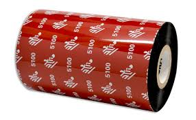 [05100BK22045] ZEBRA - Ribbon de Resina, Modelo 5100 Resina, 8.66" x 1476' (220 mm x 450 mts), Núcleo de 1", 6 ribbons por caja. Para Impresora Tabletop/Industrial.