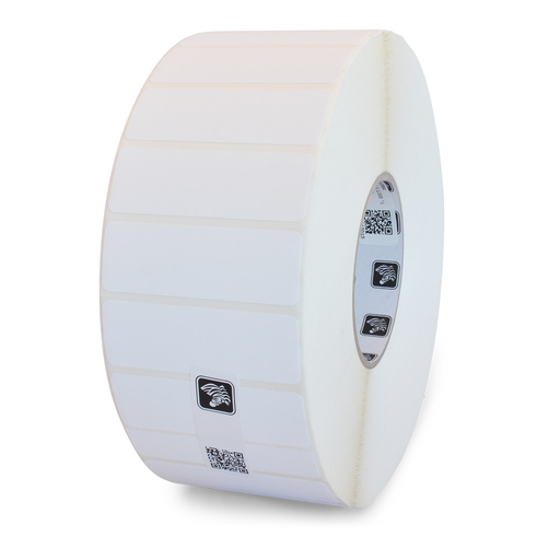 [10022961] 10022961- ZEBRA - Etiqueta 2.75"x1", T. Térmica. Poliéster Blanco, Z-Ultimate 2000T, para Impresora Industrial, 5000/Rollo, con adhesivo Permanente, Perf. entre etiq., 1 al paso. Núcleo 3".  Diámetro 8". 1 Rollos/caja. Peso por caja 2.72 kg. Certificado UL Interiores, con ribbon 5095, 5100