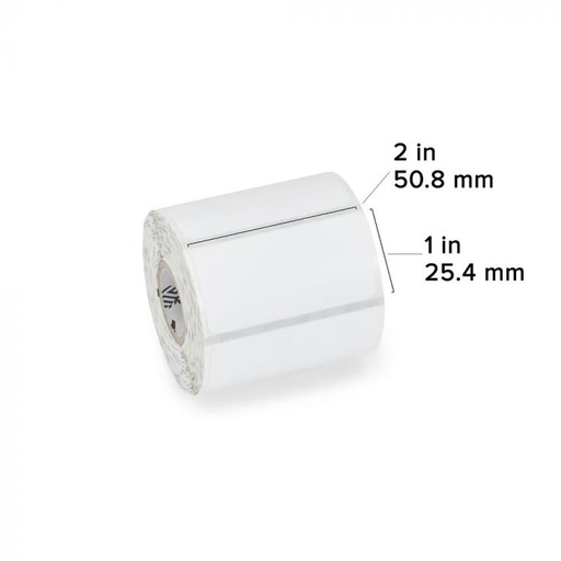 [10020397] Label, Paper, 2x1in (50.8x25.4mm); DT, IQ Color 2000D, Coated, Permanent Adhesive, 0.75in (19.1mm) core, 450/roll, 36/box, Printed