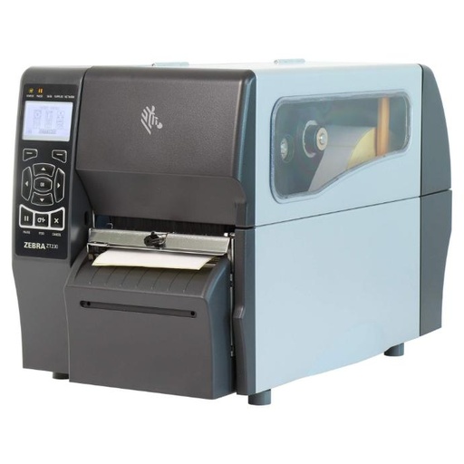 [ZT23043-T11200FZ] ZT23043-T11200FZ - ZEBRA - ZT230, Impresora industrial Impresora de Transferencia Térmica ZT230; 300 dpi, US Cord, Serial, USB, Int 10/100, Peel