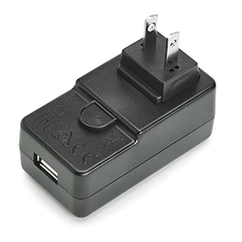 [PWR-WUA5V12W0US] USB Power Supply, 100-240 VAC Input with US plug, Output = 5 V, 2.5 A
