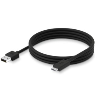 [CBL-TC5X-USBC2A-01] CBL-TC5X-USBC2A-01 - ZEBRA - Cable USB USB-A to USB-C communications and charging cable. The cable has a length of approximately 1 meter or 3.25 feet. Attaches to USB-C port on bottom of device. Can be used with USB Cigarette lighter adapter (CHG-AUTO-USB1-01) for in-vehicle charging.
