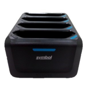 [SAC-TC7X-4BTYPP-01] 4-Slot Battery Charger (TC7X series). Standalone use requires PWR-BGA12V50W0WW, CBL-DC-388A1-01 and country specific line cord, all sold separately. When docked on 5-Slot Cradle requires Adapter Cup (CUP-SE-BTYADP1-01), sold separately.