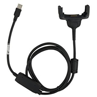 [25-108022-04R] MC55/65/67: USB Charge and Communication Cable from the Terminal to Host system. Charging requires Power Supply PWR-BUA5V16W0WW, DC cable CBL-DC-383A1-01, and country specific two wire ungrounded AC power line cord