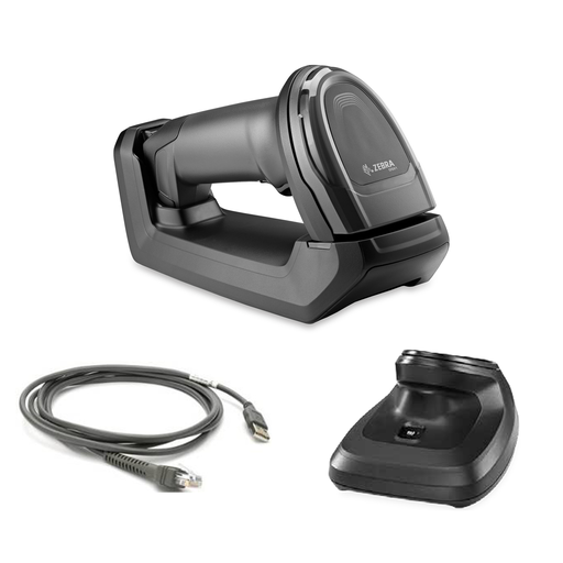 [DS8178-SR7U2100PFW] DS8178-SR BLACK FIPS PRESENTATION CRADLE USB KIT: DS8178-SR0F007ZZWW SCANNER, CBA-U21-S07ZBR SHIELDED USB CABLE, CR8178-PC100F4WW CRADLE