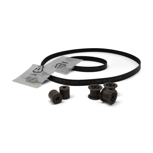 [P1046696-145] Kit Media Drive Belts Standard Life ZE500 Series. This item is only for ZE500 Series printers that currently have the standard life media drive system installed.